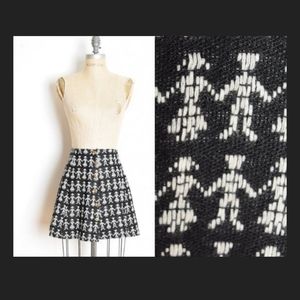 (Sold) - Vintage 60s patterned skirt